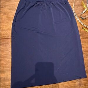 Mine Navy Pencil Skirt